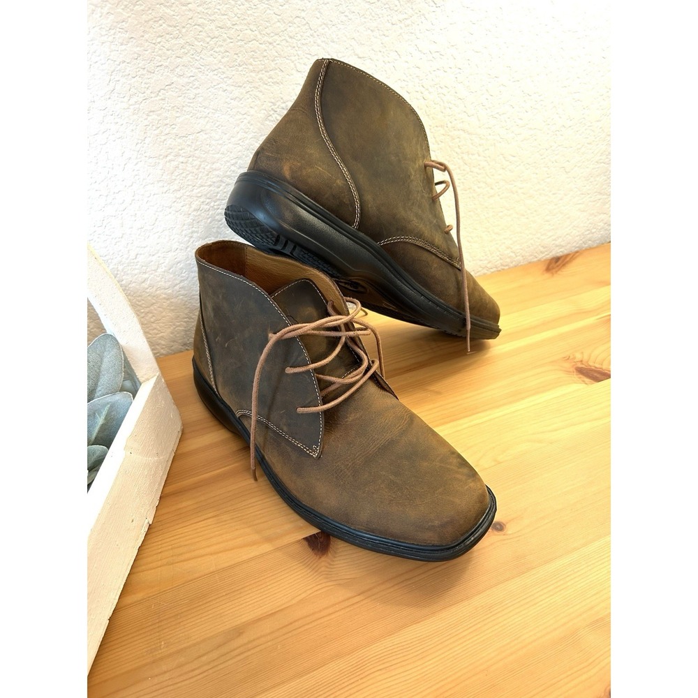 New Dr Comfort Ruk Chukka Men Diabetic Work Boot Shoes Leather Brown 10W Casual